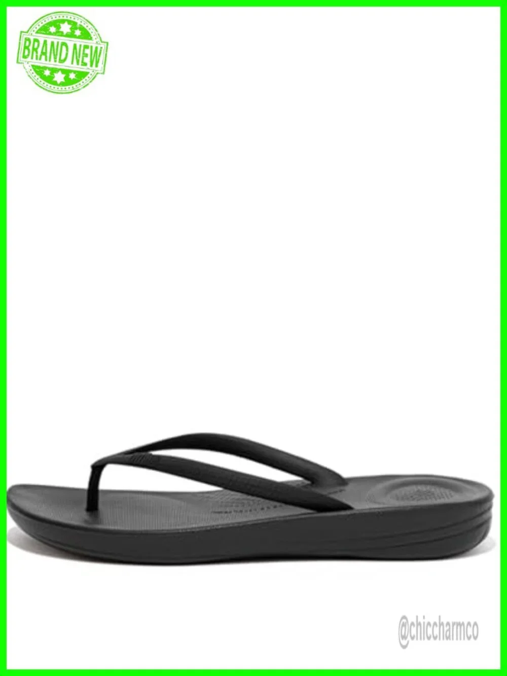 Ergonomic Rubber Flip Flops with Slip-Resistant Sole